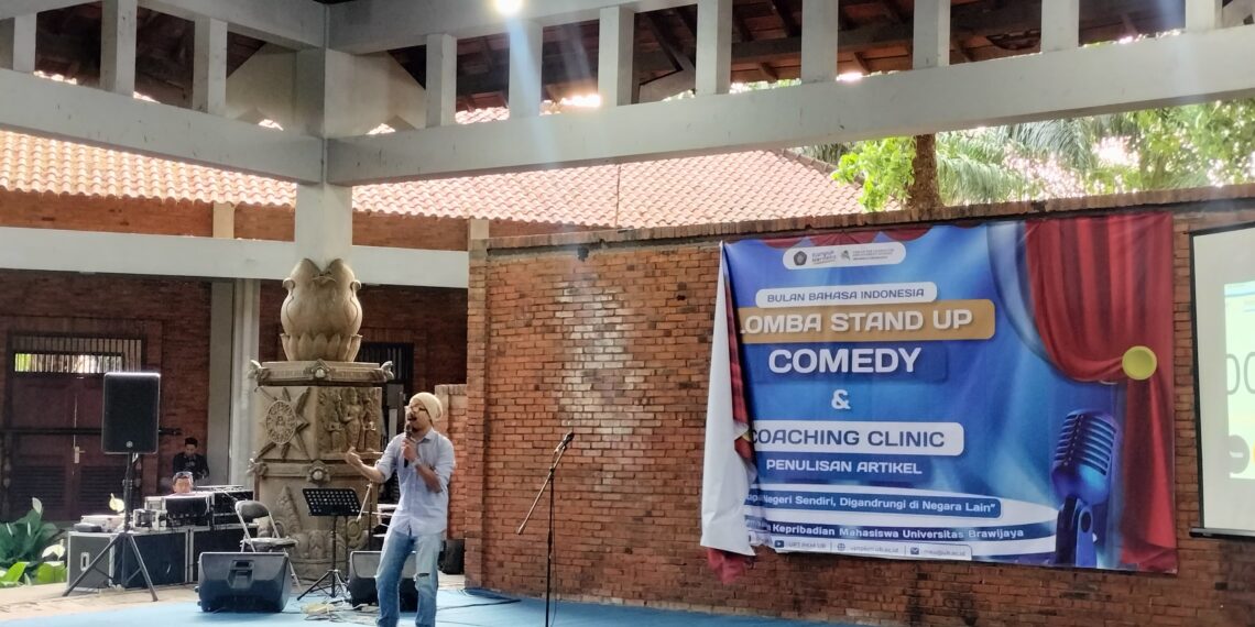UPT PKM UB Mengasah Nalar Kritis Lewat Stand-Up Comedy
