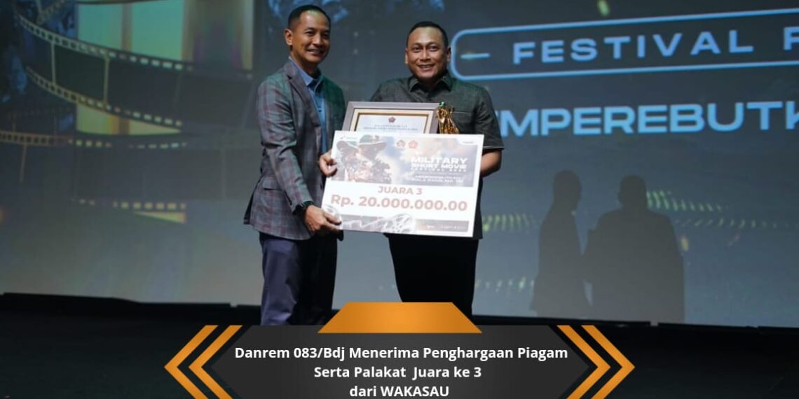 Film Dedikasi Sang Babinsa Antar Korem 083/Bdj Juara 3 Military Short Movie Festival 2024