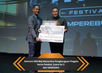 Film Dedikasi Sang Babinsa Antar Korem 083/Bdj Juara 3 Military Short Movie Festival 2024