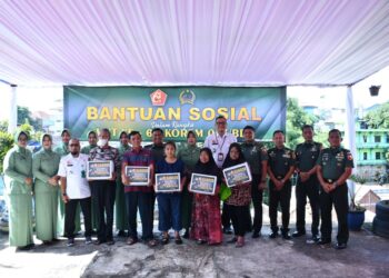 Korem 083/Bdj Berbagi Bersama Warga dan Warakawuri 