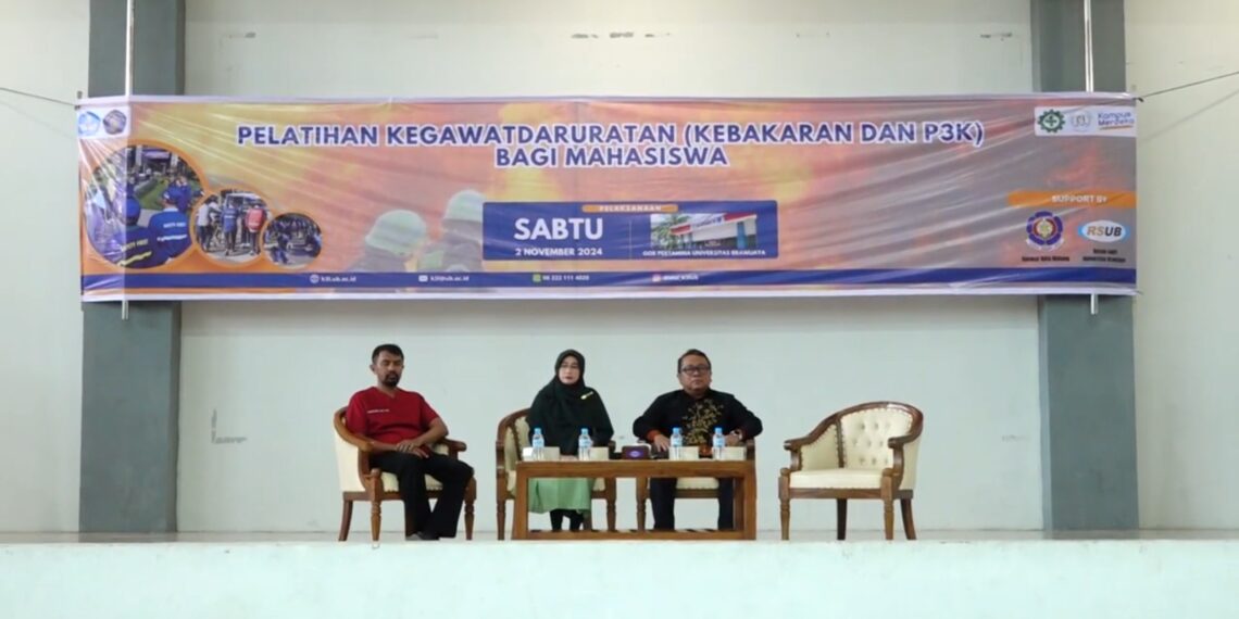 UB Gelar Pelatihan Kegawatdaruratan, Wujudkan Kampus Aman dan Siaga