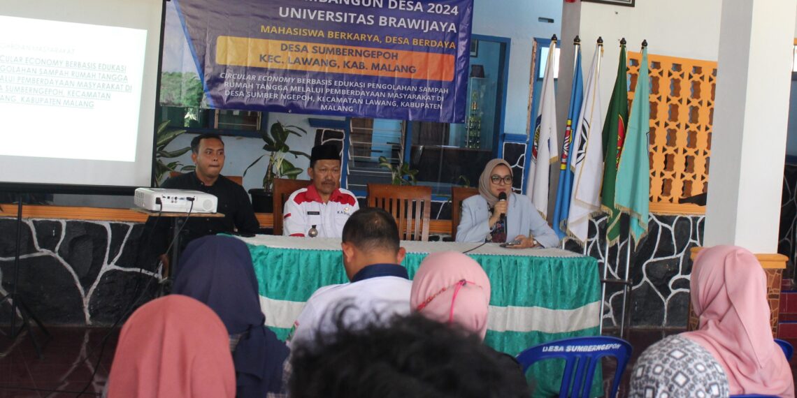 Pengmas UB Edukasi Pengelolaan Sampah untuk Wujudkan Circular Economy Desa Sumber Ngepoh
