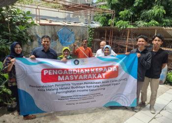 FPIK UB Berdayakan YPAC Kota Malang melalui Budidaya Lele Bioflok