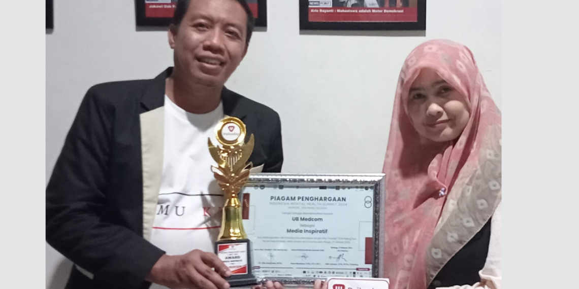 UB Medcom Dinobatkan Sebagai Media Inspiratif yang Peduli Kesehatan Mental