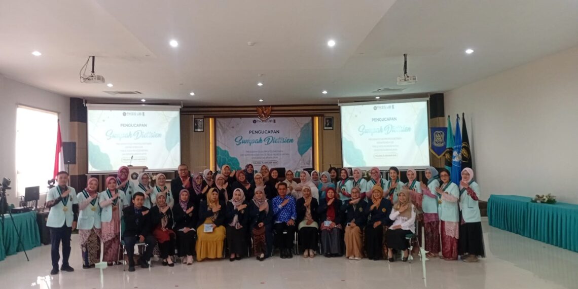 45 Dietisien FIKES UB Disumpah, Komitmen Profesi dan Etika Gizi