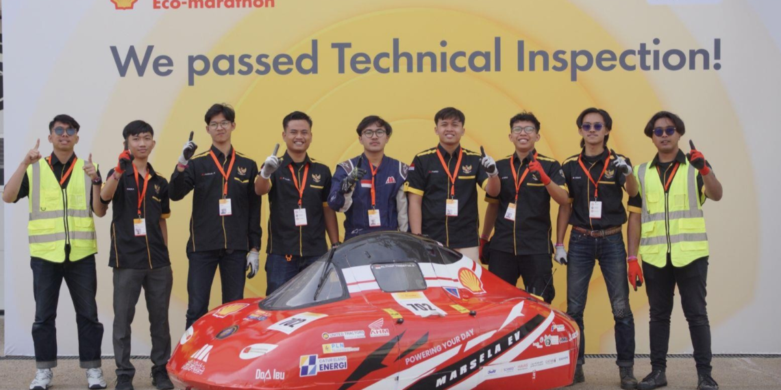 Lolos Technical Inspection, Tim Apatte62 Brawijaya Melaju di Shell Eco Marathon Asia 2025
