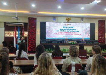 Student Inbound FH UB dan Utrecht University Bahas Kejahatan Transnasional