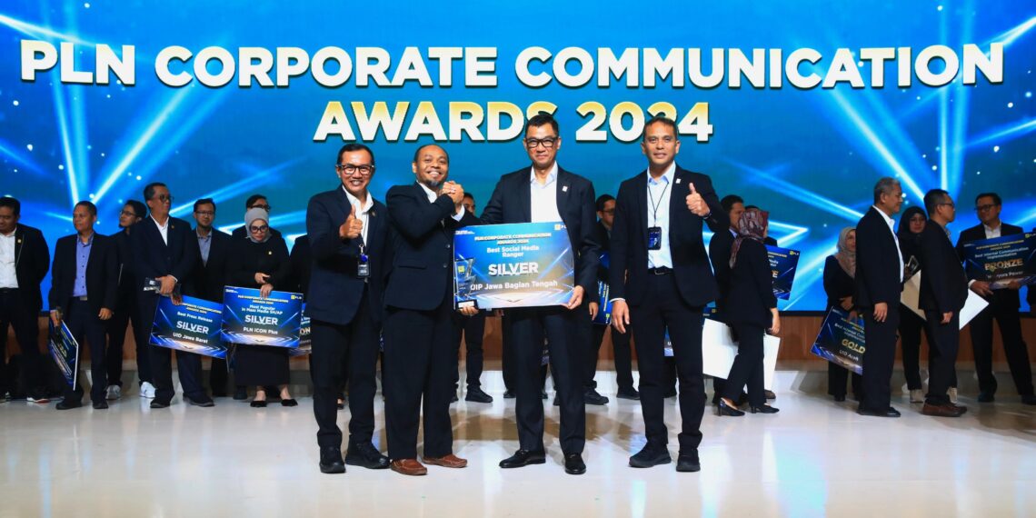 PLN UIP Jawa Bagian Tengah Raih Silver Best Social Media Ranger 2024