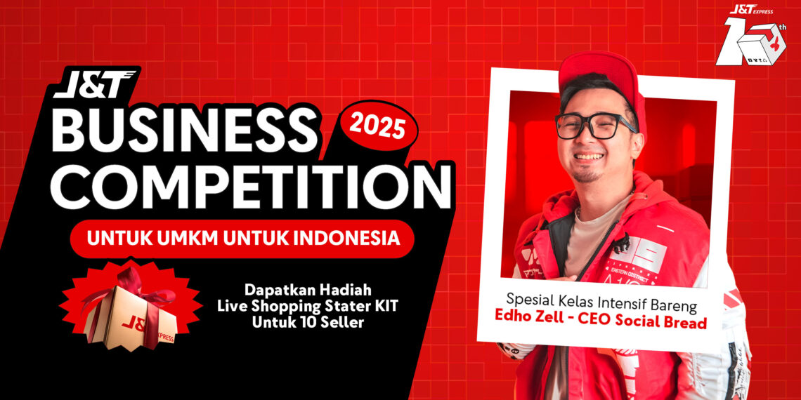 Kompetisi Bisnis dari J&T Express, 10 UMKM  Dimentori Edho Zell