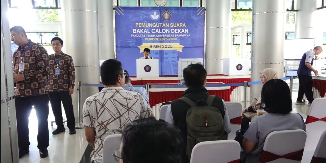 Partisipasi Pemilih Pildek FT UB Capai 96%, Prof. Hadi Suyono Unggul