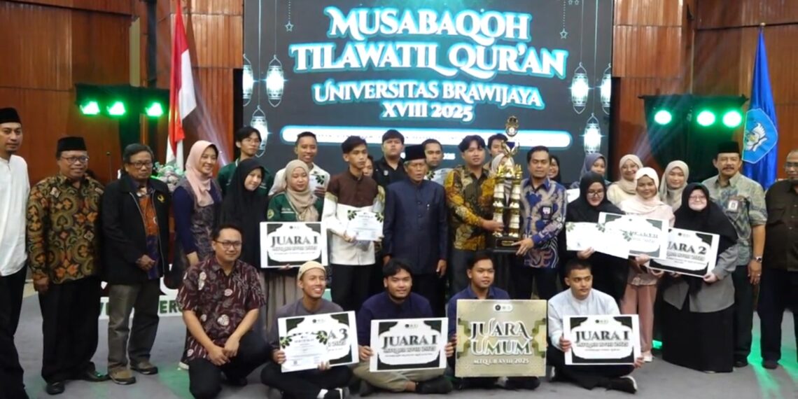 Fakultas Teknik Jadi Juara Umum MTQ UB 2025