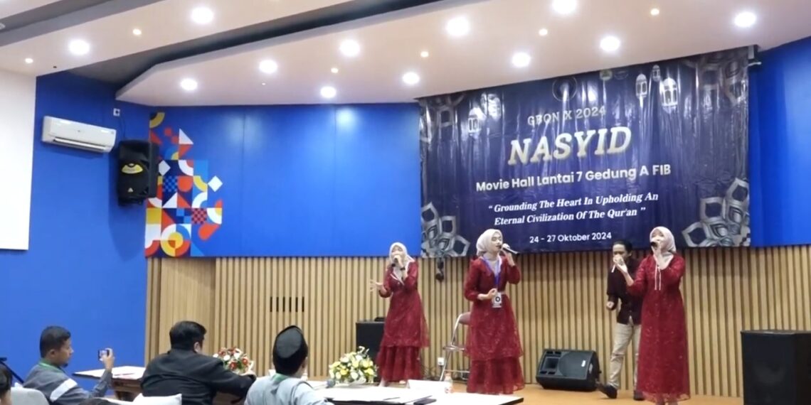 Adu Merdu Lantunan Nasyid Semarakkan GBQN UB ke-10