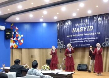 Adu Merdu Lantunan Nasyid Semarakkan GBQN UB ke-10