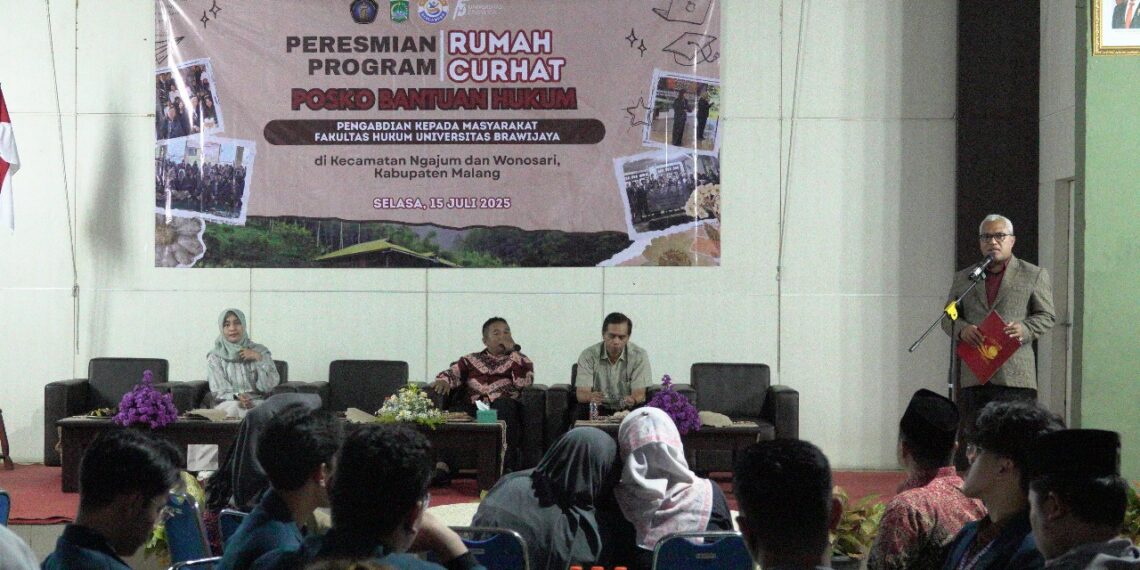 FH UB Resmikan “Rumah Curhat” Untuk Akses Hukum Gratis