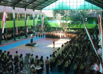 Hari Pramuka ke-64 SMK Negeri 1 Turen Semangat Kolaborasi dan Ketahanan Bangsa