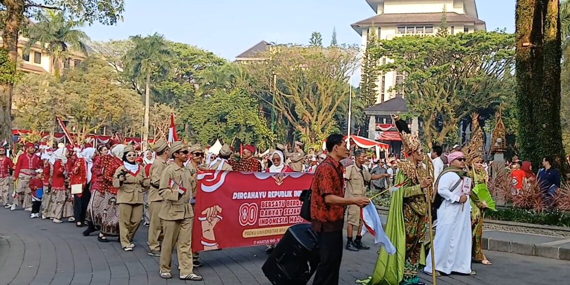 Parade Kemerdekaan Meriahkan HUT RI ke-80 di UB