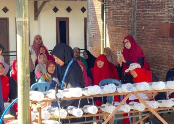 Pelatihan Hidroponik Dorong Warga Pagentan Manfaatkan Barang Bekas