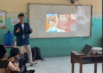 Mahasiswa UB Edukasi Siaga Bencana Sejak Dini