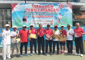 Tampil All Out, Gempita A Juara Turnamen Tenis Antar Klub se-Mojokerto Raya 2025