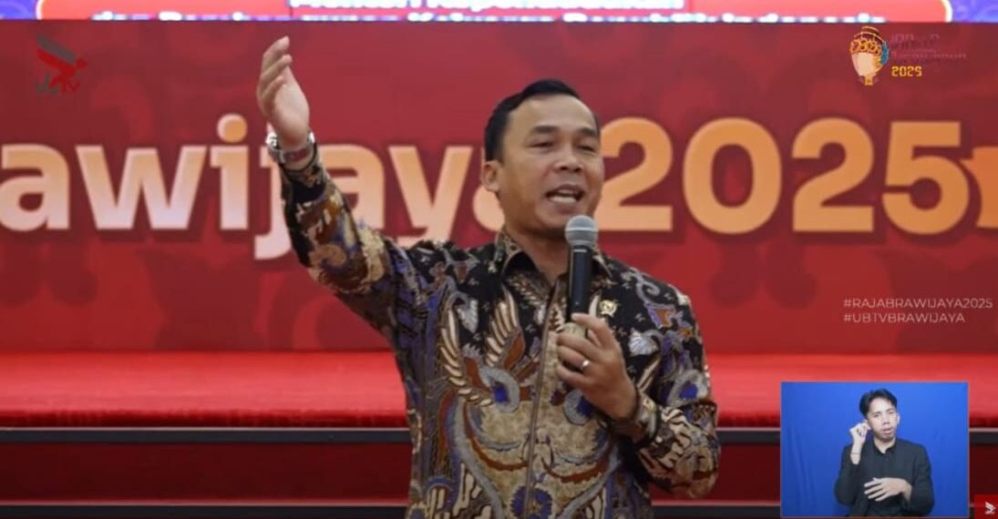 Didepan Maba UB Menteri Wihaji Sebut Keluarga Harmonis Fondasi Indonesia Maju
