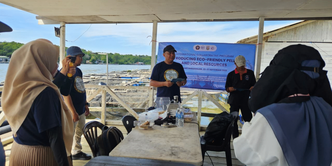 FTP UB Gagas Inovasi Pakan Ikan dari Limbah Organik di Brunei Darussalam