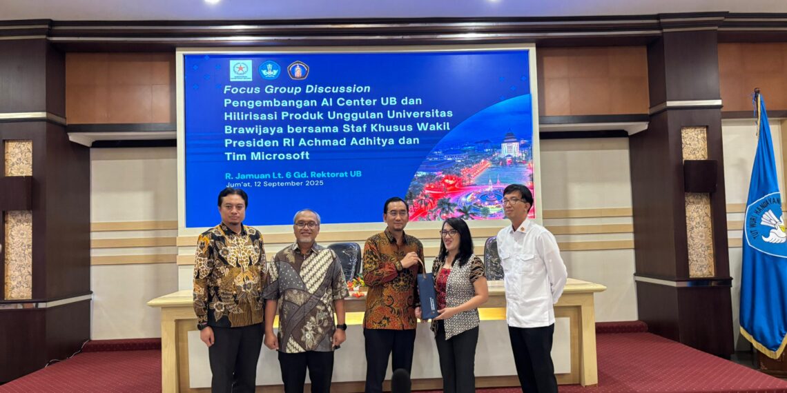 Kolaborasi Strategis, UB Gandeng Microsoft Percepat Transformasi AI