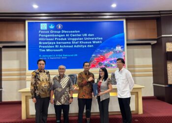 Kolaborasi Strategis, UB Gandeng Microsoft Percepat Transformasi AI