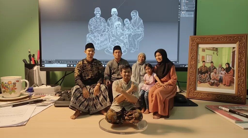 Cara Mudah Bikin Foto Miniatur Keluarga di Gemini AI