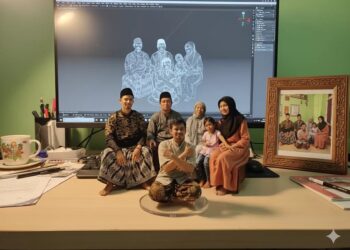 Cara Mudah Bikin Foto Miniatur Keluarga di Gemini AI