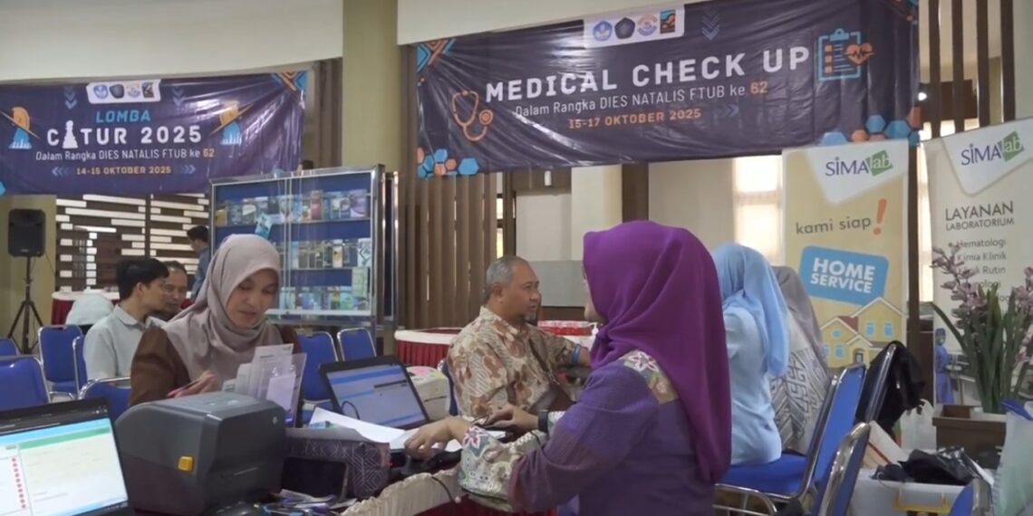 Dies Natalis ke-62 FT UB Gelar Medical Check Up