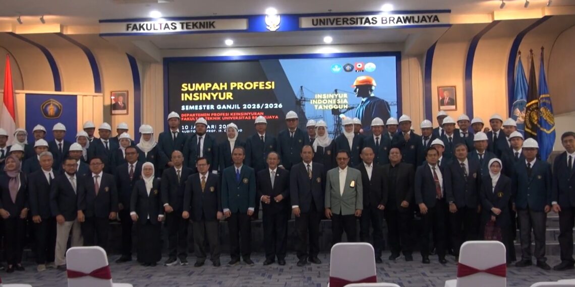 Sumpah Profesi Insinyur UB Tegaskan Kualitas SDM Teknik Berdaya Saing Global