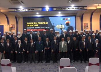 Sumpah Profesi Insinyur UB Tegaskan Kualitas SDM Teknik Berdaya Saing Global