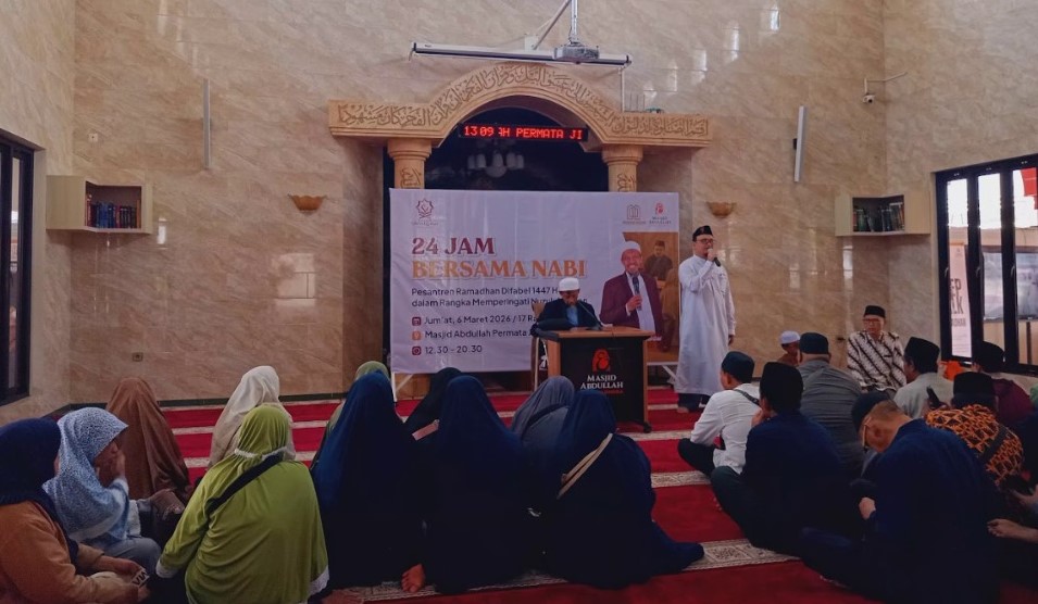 Difabel Antusias Ikuti Pesantren Ramadhan Masjid Abdullah Malang