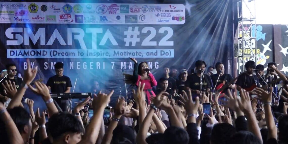 SMARTA #22 SMKN 7 Malang Pecah! Ajeng Febria hingga Dinda Laras Meriahkan Acara 
