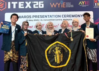 Mahasiswa FTAB UB Raih Gold Medal ITEX-WYIE 2026 Lewat Inovasi AI Akuaponik