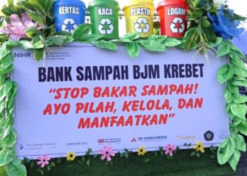 Kader Desa Krebet Bersama NIHR Ubah Kebiasaan Warga Kelola Sampah dan Jaga Kesehatan