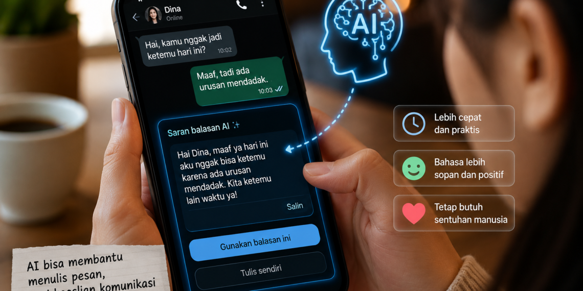 Balas Chat Pakai AI Makin Populer, Praktis tapi Benarkah Mengikis Hubungan Sosial?