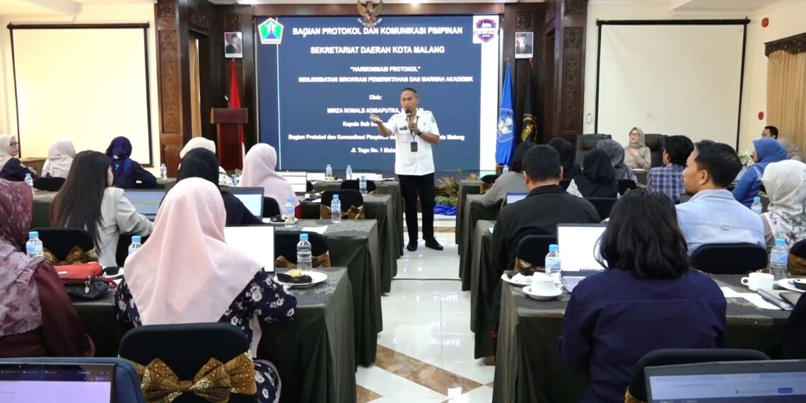UB dan Pemkot Malang Selaraskan Protokol melalui Sharing Harmonisasi Protokol