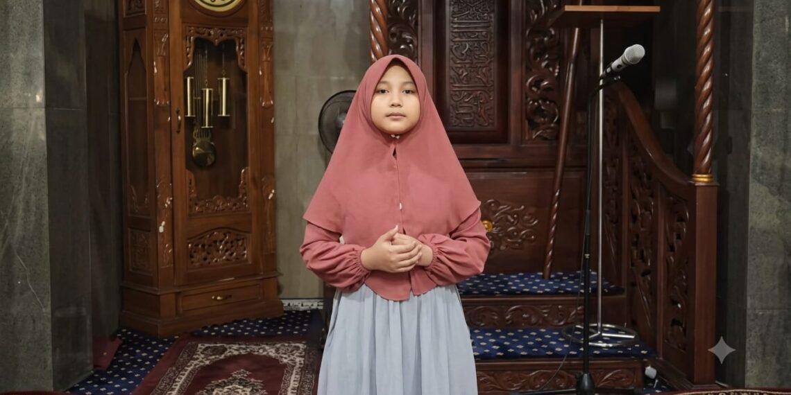 Belajar Dakwah Sejak Kelas 2 SD, Dai Cilik Vanya Bermimpi Berangkatkan Orang Tua Haji