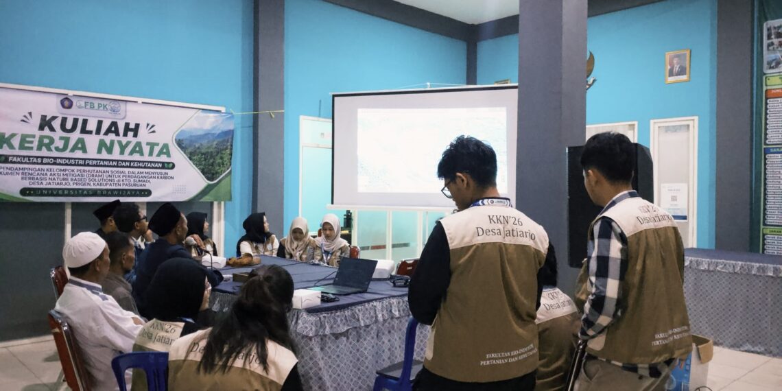 Mahasiswa KKN UB Dampingi Kelompok Tani Susun DRAM, Buka Peluang Perdagangan Karbon