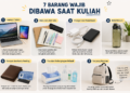 7 Barang Penting untuk Menemani Aktivitas Kuliah