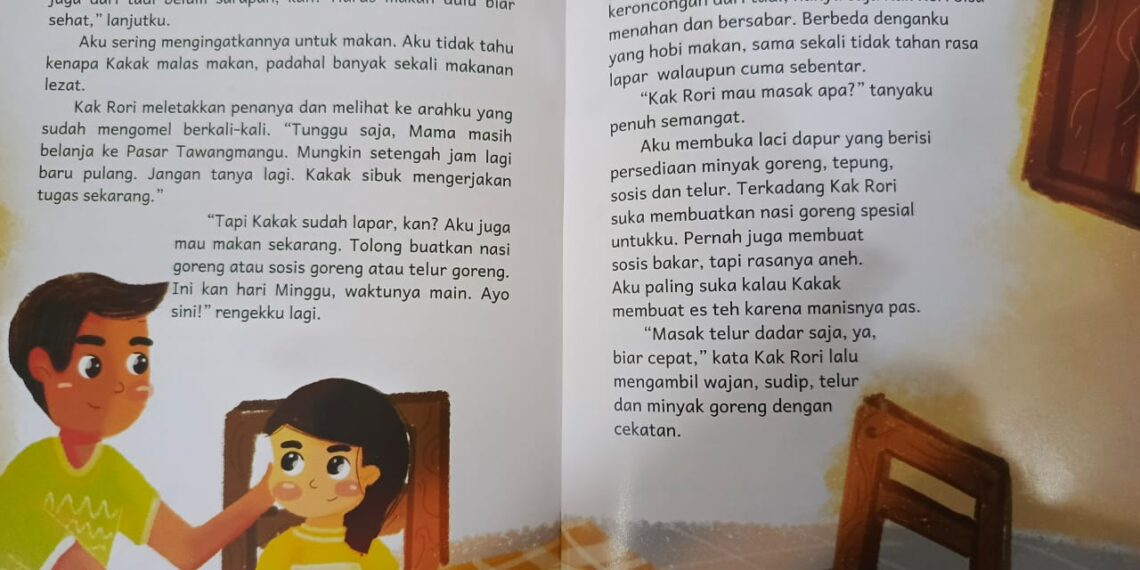 Pertengkaran Kakak-Adik Jadi Inspirasi Buku Cerita Anak Telur Dadar Ambyar