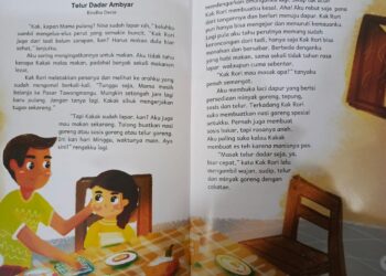 Pertengkaran Kakak-Adik Jadi Inspirasi Buku Cerita Anak Telur Dadar Ambyar