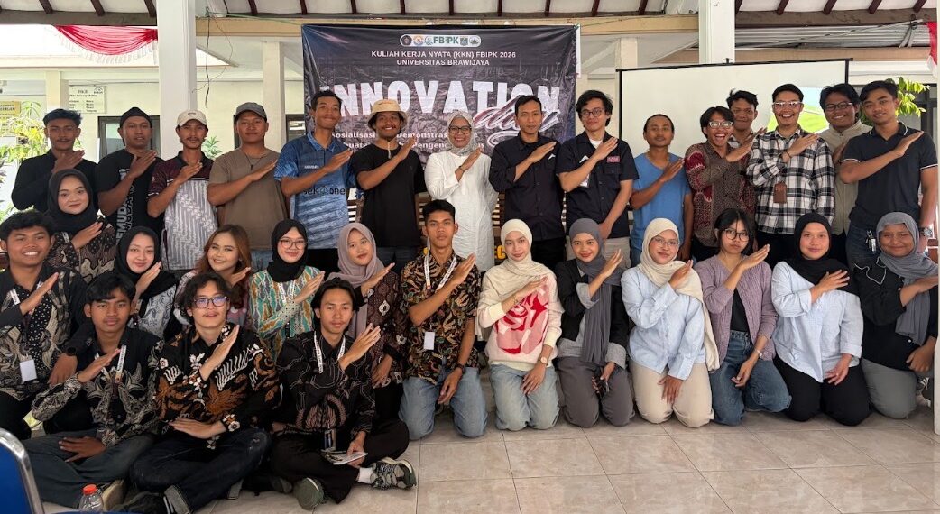 KKN UB Kenalkan Drone Multispektral untuk Pantau Tanaman