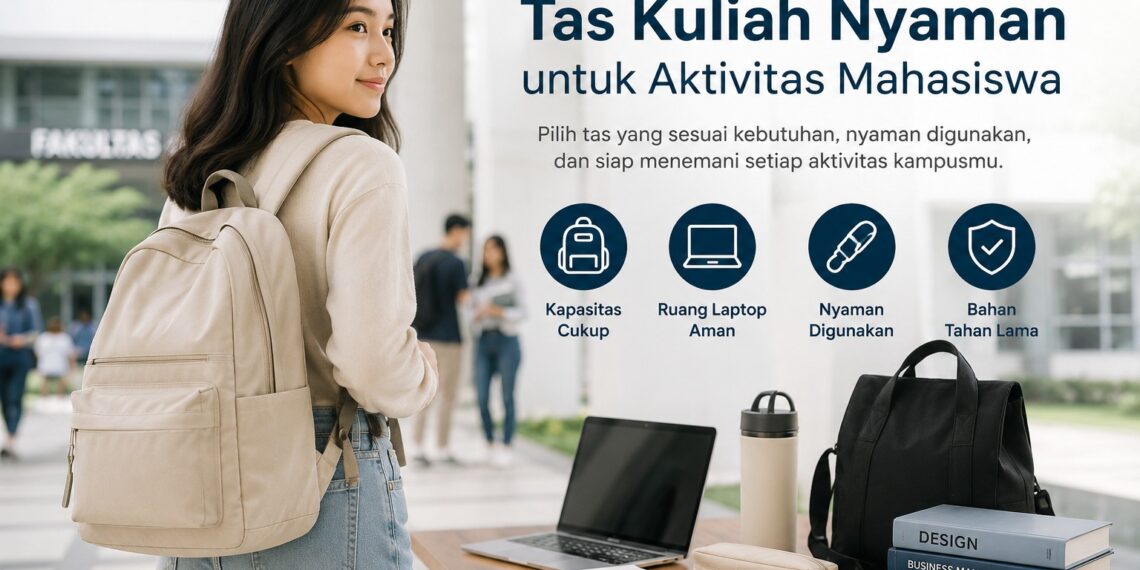 Tas Kuliah Nyaman untuk Aktivitas Mahasiswa