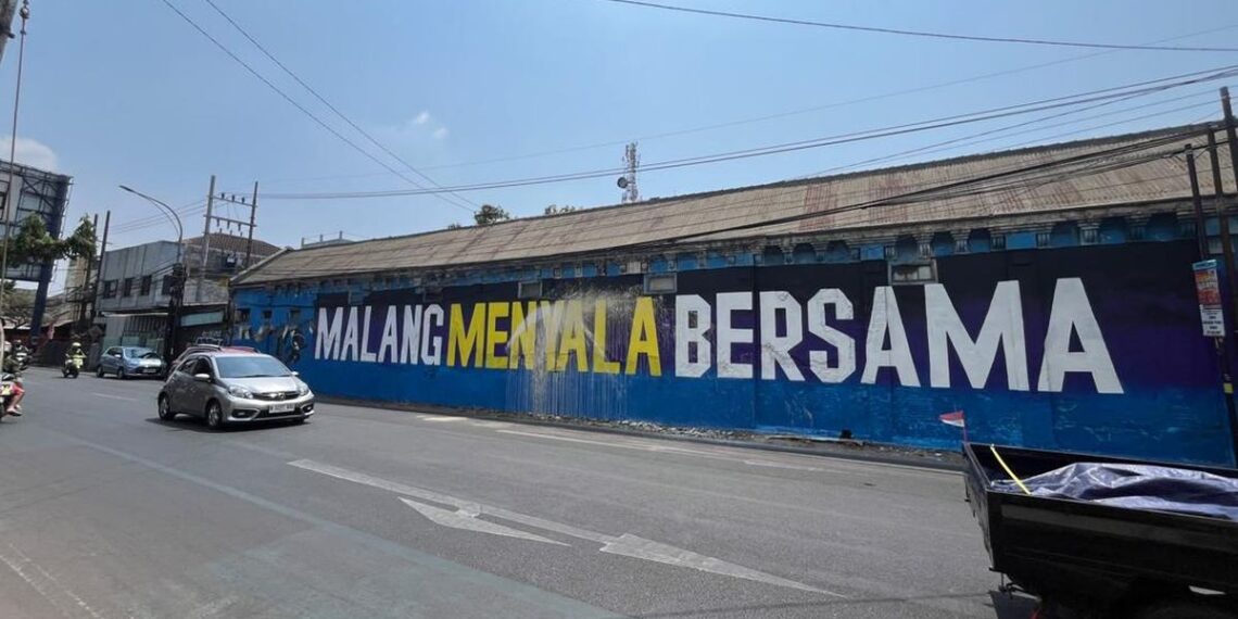 Mural Ikonik Malang Ditimpa, Aremania Langsung Bereaksi