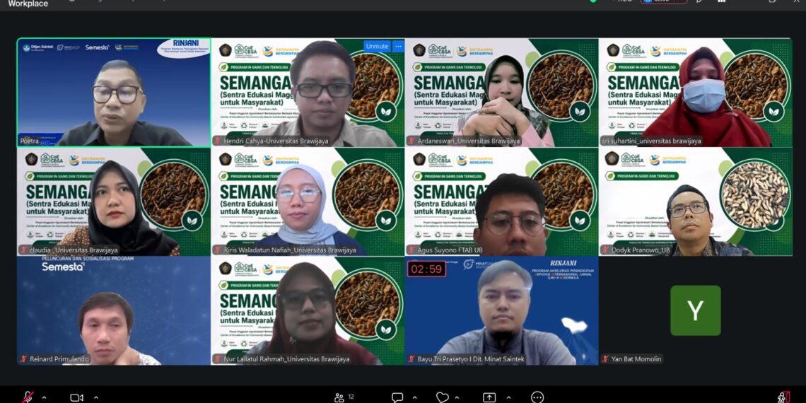 UB Raih Pendanaan In-Saintek, Olah Sampah Organik dengan Maggot