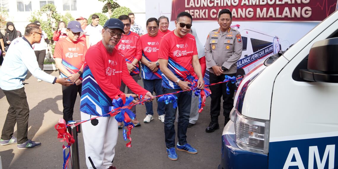 PERKI Malang Luncurkan Ambulans, Perkuat Layanan Jantung Pre-Hospital
