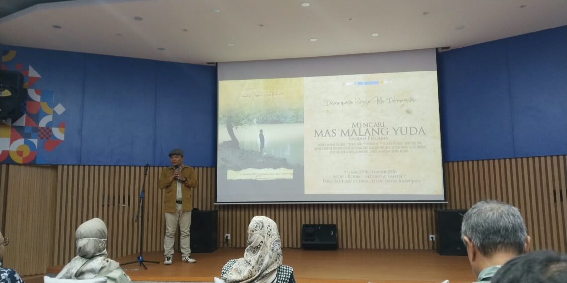 Dosen FIB UB Alihwahanakan Disertasi tentang Mas Malang Yuda Menjadi Film Dokumenter