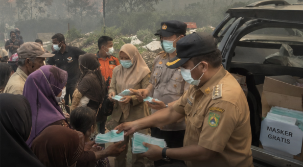 Hadapi Karhutla, Kemenkes Siapkan 500 Ribu Masker per Provinsi